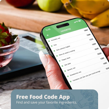 NutriScale - Perfect for Calorie Counting, Meal Prep, & Weight Loss