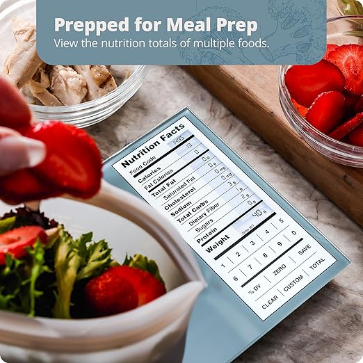 NutriScale - Perfect for Calorie Counting, Meal Prep, & Weight Loss